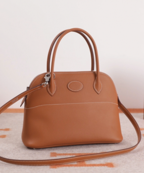 에르메스 볼리드27 골드브라운 은장 앱송